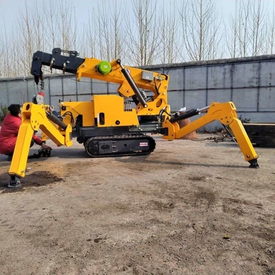Cần cẩu bánh xích thủy lực bằng kính thiên văn Diesel 3T 5T ​​8T
