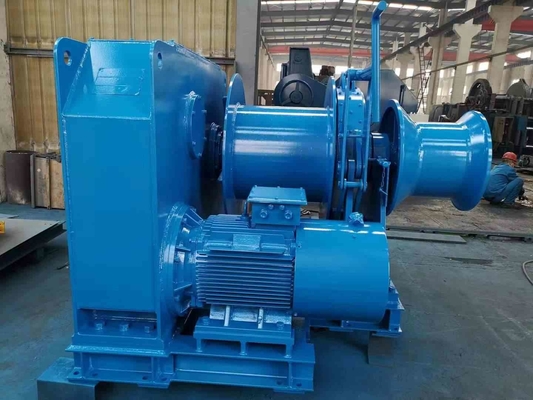 30 tấn kéo tàu neo đậu Tời thủy lực hàng hải với trạm bơm thủy lực