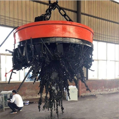 Nam châm nâng công nghiệp Chuck nam châm tròn cho phế liệu thép
