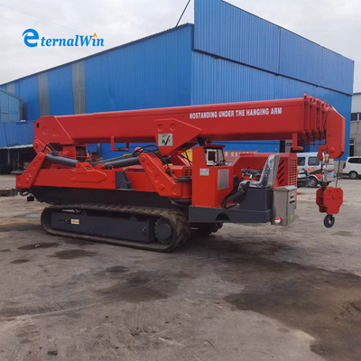 12ton Mobile Spider Crane Động cơ diesel Máy cơ chế xây dựng điện