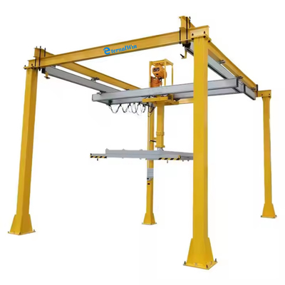 Tự chỉnh tốc độ KBK Máy cẩu trên cao Kiểm soát treo / điều khiển từ xa Với thép mạnh
