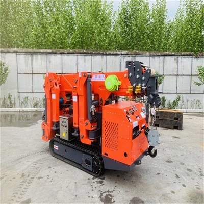 Cần cẩu cần cẩu bằng kính thiên văn CE Cần cẩu bánh xích mini 2 tấn