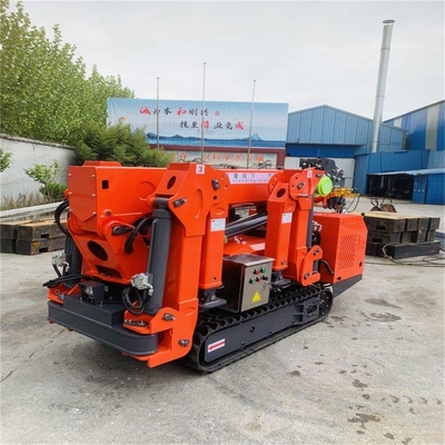 Cần cẩu bánh xích thủy lực mini 3 tấn nâng chiều cao 9,7m