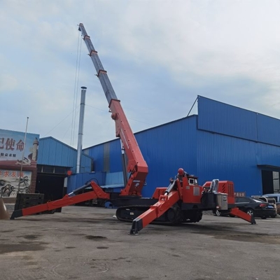Động cơ Diesel Xây dựng điện Spider Nâng 12 tấn 22,5m Cần cẩu nhện di động