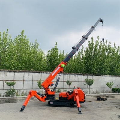 Thiết bị nâng nhện diesel điện mini Crawler Spider Crane Fly Jib 3T 8T