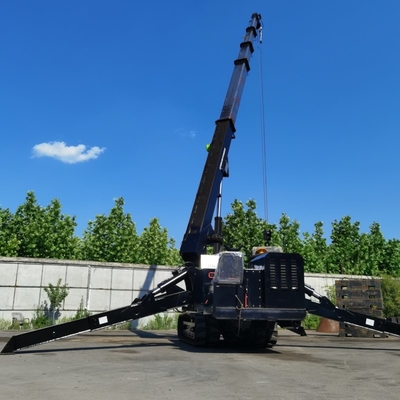 Cần cẩu bánh xích nhện 5T 10T Thiết bị nâng nhện hạng nặng có giỏ