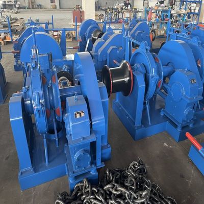 Máy nâng thủy lực hàng hải tùy chỉnh với tải trọng định mức và tốc độ tời