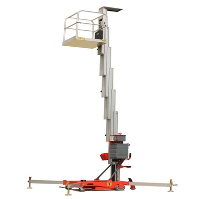 Nền tảng nâng điện đơn Mast Máy nâng cần trục thẳng đứng với nguồn điện AC DC