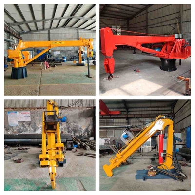 Cần cẩu di động cần cẩu cảng dài 10T 20T Sàn xoay Cần cẩu kính thiên văn hàng hải