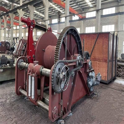 Tời thủy lực hàng hải trống đôi với trạm bơm Tời neo biến thiên