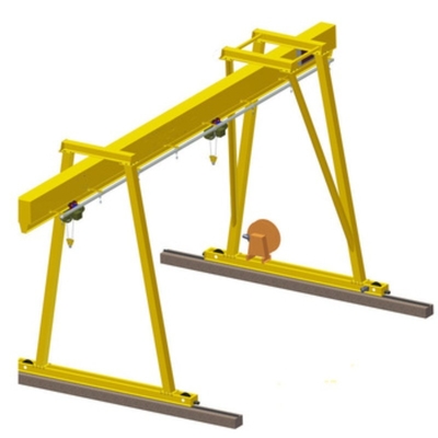 Cổng trục dầm đơn du lịch bằng điện Cổng trục di động có lốp cao su 5T 10T