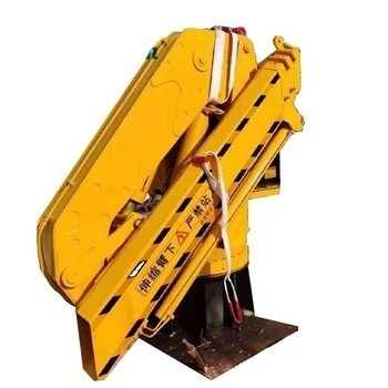 Cột 2T 10T Cần cẩu thủy lực cố định hàng hóa dỡ hàng trên boong tàu cần cẩu