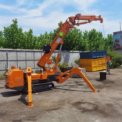 Động cơ điện Động cơ Diesel Theo dõi Cần cẩu bánh xích Cần cẩu nhện có cần trục bay