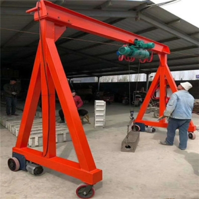 Kho thủy lực nhẹ Cổng trục di động Thiết bị nâng giàn nhôm 500kg