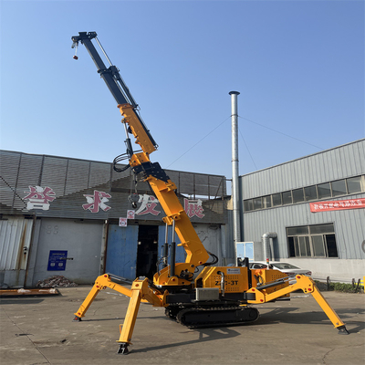 Điện và động cơ diesel Spider Crawler Crane tùy chỉnh 2500kg