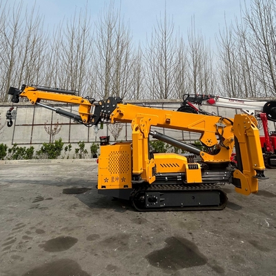 Điện và năng lượng diesel hiệu suất hạng nặng màu vàng / đỏ hoặc xanh Crawler Spider Crane