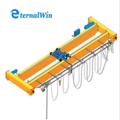Cần cẩu dầm đôi di động 20T 50T Châu Âu Xe đẩy tời cẩu trên cao