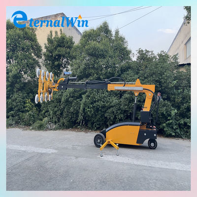 Thiết bị nâng kính chân không 800Kg tùy chỉnh với khả năng xoay 360 độ và chiều cao nâng tối đa 5m