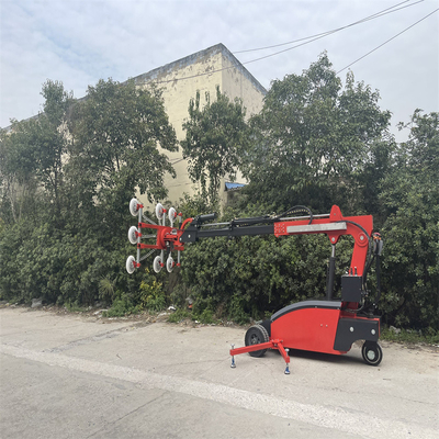 800kg Trách nặng tối đa 5 mét Tăng cao tối đa 360 độ xoay Máy nâng kính chân không