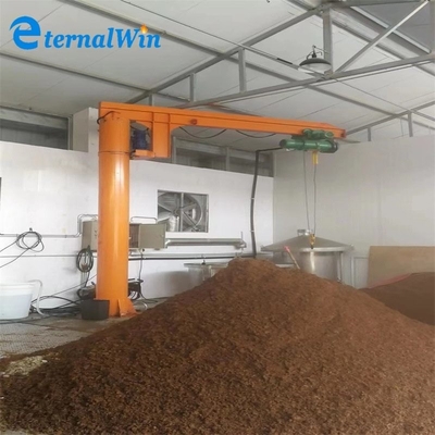 Phòng làm việc cột cố định Cantilever Swing Arm 5m giá 1 tấn Lifting Jib Crane