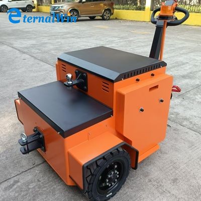 Xe kéo điện 20 tấn với tải trọng 20000kg, lực kéo định mức 7000N và tốc độ di chuyển 2-3Km/h để xử lý hàng hóa nặng