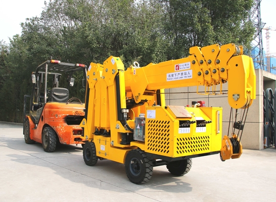 3tn Capacity Wheeled or Crawler Portable Small Spider Type Lifting Equipment With Lifting Mechanism Thiết bị nâng loại nhện nhỏ có cơ chế nâng