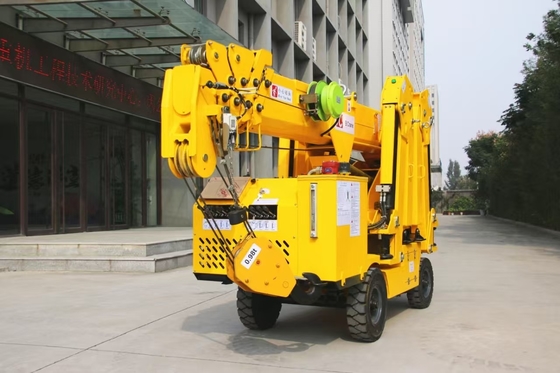 10 tấn Telescopic Boom Spider Crane cho xây dựng sử dụng