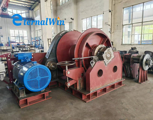 Tời kéo điện 50 tấn 500kn cho tàu thủy xây dựng nhà máy đóng tàu