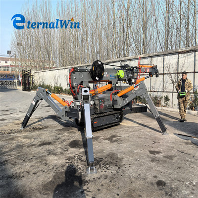 Telescopic Boom 3 Ton Spider Crane Dòng máy nâng nhỏ gọn và mạnh mẽ