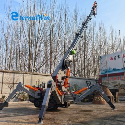 Telescopic Boom 3 tấn Spider Crane Thép cho độ bền và hiệu quả