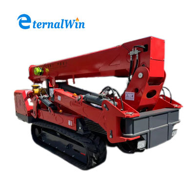 Khả năng nâng 1,2 tấn 2 tấn 3 tấn 5 tấn 8 tấn 10 tấn 12 tấn Thép Spider Crawler Crane với điện và động cơ diesel