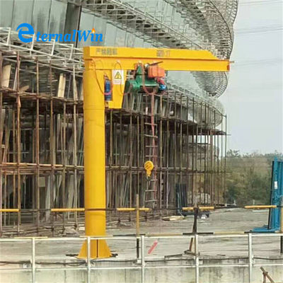 1000kg Capacity Electric Jib Crane và Chain Hoist Options cho công nghiệp