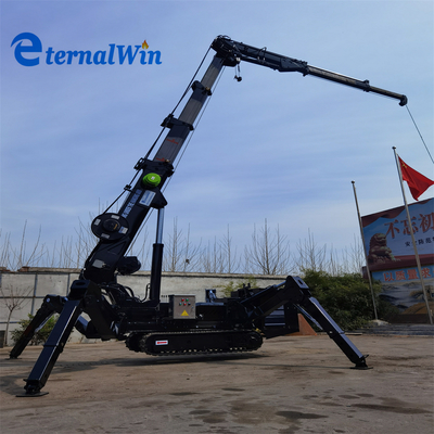 Cần cẩu nhện 3 tấn đa năng với góc xoay 360 độ và động cơ Diesel AC
