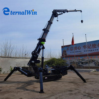 Cần cẩu bánh xích nhện 3-12T với khả năng xoay 360° và nâng từ 9.7-22.5m