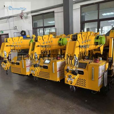 3-12 tấn Spider Crawler Crane với bảo vệ quá tải