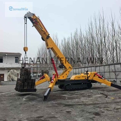 Cần cẩu bánh xích nhện 3 tấn cho không gian xây dựng hẹp