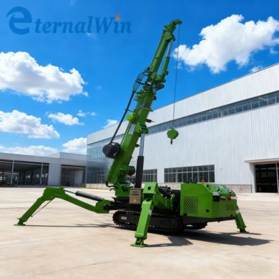 12ton Spider Crawler Crane với 1 năm bảo hành động cơ diesel & AC Motor và Hydraulic Expansion Outriggers cho xây dựng