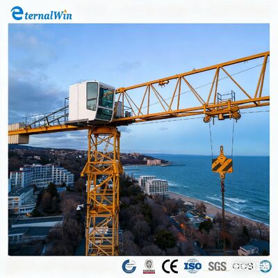 Luffing Jib Tower Crane ∙ ∙ ∙ Không gian hẹp Thiết bị xây dựng cao tầng 6 tấn thang thang thang thang 8 tấn