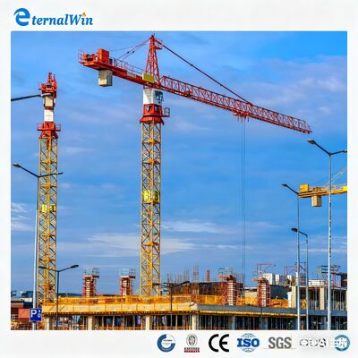 Hammerhead Tower Crane QTZ Series 8t-25t Cầm tháp xây dựng cố định Giá nhà máy