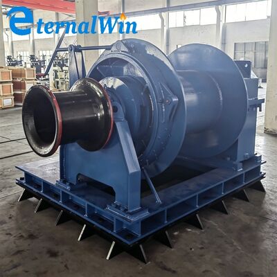 Máy kéo điện biển với tốc độ 20m / phút, 50m đến 2000m Capacity dây thừng dây thừng và xây dựng thép cho bảo trì biển
